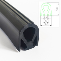 Meilleure vente Hotsystem bande de caoutchouc en forme de M bande de joint de porte en plastique bande de joint en caoutchouc en plastique pour armoire à vapeur