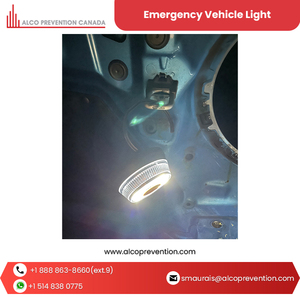 Feux de signalisation pour véhicules d'urgence d'origine canadienne, qualité supérieure, visibilité 1, fréquence de clignotement 0,8-2 Hz, mode clignotant 6H, couverture à 360° - Product Image 5