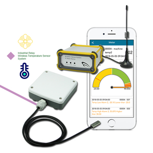 Sensor de alta temperatura, salida de relé, controlador de alarma de temperatura, sensor de temperatura ZigBee impermeable para ventilador Industrial - Product Image 1