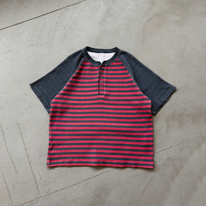 Fabricants de vêtements, chemises thermiques unisexes personnalisées, vêtements décontractés, chemises en tricot gaufré, chemises à manches courtes en tricot gaufré de style japonais pour hommes - Product Image 4