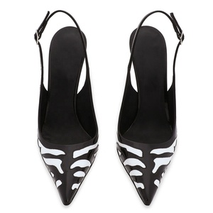 Giày cao gót mũi nhọn cao cấp họa tiết động vật hoang dã, kiểu dáng quai ngang, họa tiết sọc ngựa vằn - Product Image 3