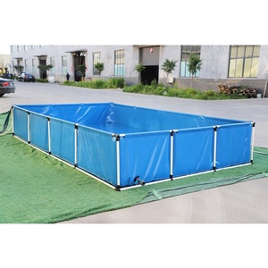 <span class=keywords><strong>SDM</strong></span> durevole pieghevole quadrato 5000 litri commerciale/grande allevamento telone in pvc stagno pieghevole serbatoio di pesce - Product Image 6