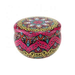 Wholesale 2.2oz 4oz Candy Container Tin Can <b>Gift</b> <b>Box</b> Stock <b>Round</b> Metal Tea Tinplate Jar Scented Candle Jars - Product Image 4