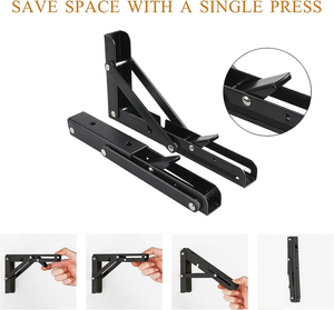 Industriële Sterkte 8-20 Inch Inklapbare Plank Tafel Vouwbeugels Voor Werkbank Ondersteuning - Product Image 6
