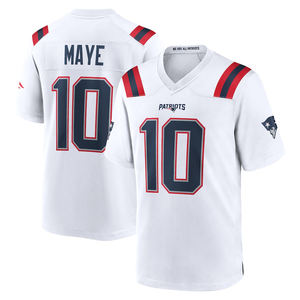 Maglia da Football Americano 2025 all'Ingrosso di Alta Qualità con Stampa Personalizzata # 12 Maglie BRADY USA Taglia Navy Bianco Rosso - Product Image 3