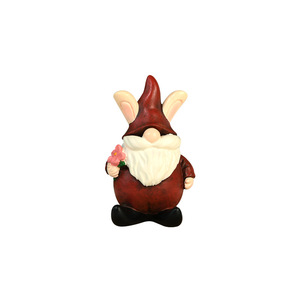 Petites décorations de Noël en résine chinoise, faites à la main, à pois, sur le thème des lutins, des nains et des elfes de Noël, pour le bureau - Product Image 1