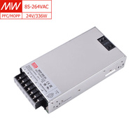 Fuente de alimentación conmutada industrial Mean Well 336W con PFC activo 24V 14A Protección contra cortocircuitos Certificado IEC60601