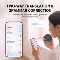 Compagnon d'entraînement oral en anglais par IA, machine d'entraînement à la parole, traduction en temps réel en 139 langues, portable pour l'étude des enfants
