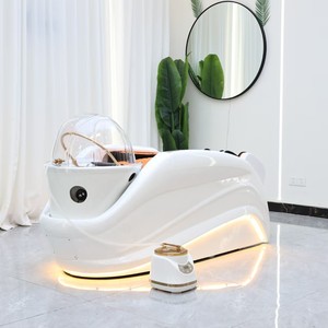 Sillón de Lavado de Cabello para Salón de Belleza con Luz LED, Masaje Eléctrico y Terapia Capilar, Suministro de Fábrica - Product Image 2