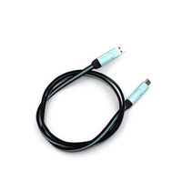 4 Konektor 6 in 1 Kabel Pengisian Daya Multi USB & Input Type-C ke IOS Type-C Micro USB Kabel Data Pengisi Daya Multi Ponsel Berbahan Nilon Terjalin