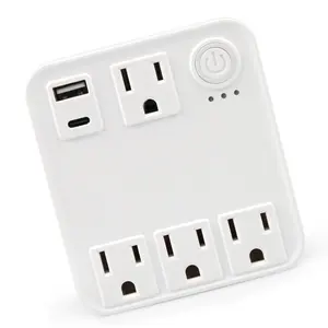 Smart WiFi 1 Always On 3 Independently Electric Socket Wall Plug for Home