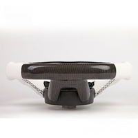 Volant de voiture en cuir blanc perforé en fibre de carbone LED de haute qualité personnalisé pour Audi A4 A5 S3 S4 S5 RS3 RS4 RS5