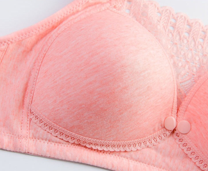 Reggiseno Premaman con Chiusura Frontale per <span class=keywords><strong>Allattamento</strong></span>, Senza Ferretto, con Effetto Push-Up, Vendita Calda - Product Image 4