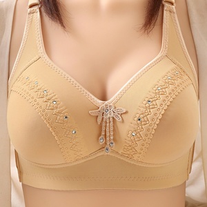 Bella schiena comoda reggiseno grande grande <span class=keywords><strong>taglia</strong></span> sottile Push-Up ausiliario per la regolazione del <span class=keywords><strong>seno</strong></span> tinta unita - Product Image 5