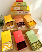Offre Spéciale : Boîte à Tiramisu Personnalisée Imprimée Multicolore, Emballage Alimentaire en Papier Sûr pour Boulangerie, Mariage et Desserts