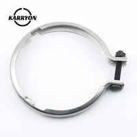 Karryon 21211715 Collier de serrage en V en acier inoxydable 304 pour échappement, fixation robuste pour raccord de tuyau de camion, nouvelle pièce de rechange pour