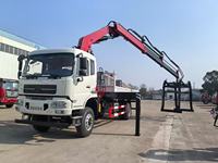Camion-grue mobile de pointe pour la préhension de briques, 6 tonnes, télécommandé, hydraulique, avec composant moteur Huade de dernière génération, qualité supérieure, prix le plus bas