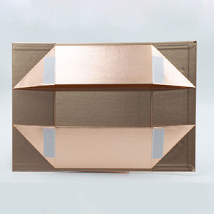 Personalized Paperboard Rose Gold Gift <b>Boxes</b> Packaging with Magnetic Lid - Product Image 4