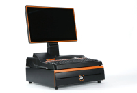 Système de point de vente tactile de bureau personnalisable Cashcow C558 avec ordinateur Win7/8/10, Wi-Fi 6, écran capacitif, caisse enregistreuse complète