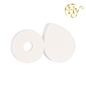 Houppette cosmétique en latex, marque privée, forme carrée, ronde ou œuf, douce et grande, pour l'application de poudre libre sur le corps - Product Image 2