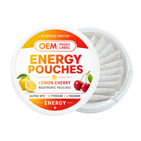 OLLI OEM Sachets Nootropiques Énergétiques Alpha GPC L-Tyrosine L-Théanine Sans Édulcorants Artificiels Sachets Complémentaires Énergie et Concentration