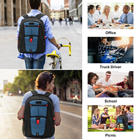 Sac à dos imperméable grande capacité 2023 en promotion, sacoche d'ordinateur de bureau, sacs à dos d'extérieur pour ordinateur portable avec port USB, sacs d'école pour hommes
