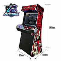 Machine de jeu d'arcade de tir à pistolets lumineux pour 4 joueurs, borne d'arcade verticale à monnayeur, 10000 jeux en 1, pour centre de jeux et parc d'attractions