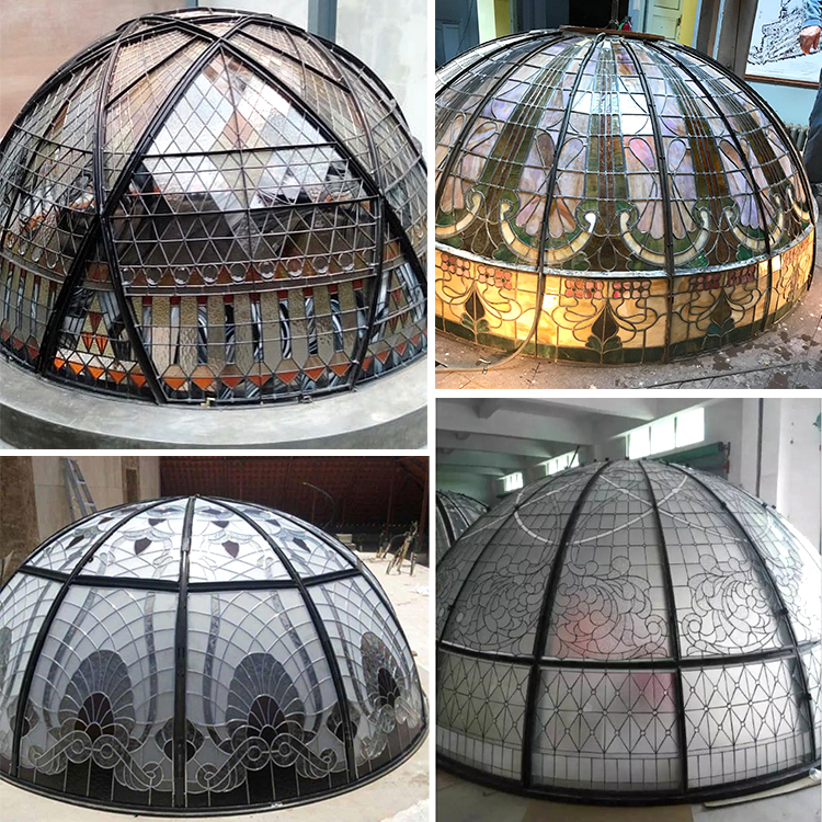 SALE✩.*˚アンティーク風 ステンドグラス ドーム型ミニランプ SALE✩.*˚アンティーク風 ステンドグラス ドーム型ミニランプ SALE✩.*˚