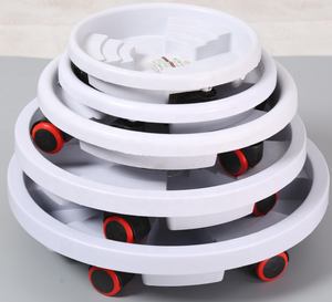 <span class=keywords><strong>Pot</strong></span> <span class=keywords><strong>de</strong></span> fleurs mobile <span class=keywords><strong>de</strong></span> haute qualité, soucoupe à plateau, pour plantes à air - Product Image 6