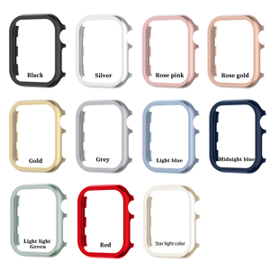 Coque en alliage d'<span class=keywords><strong>aluminium</strong></span> pour <span class=keywords><strong>Apple</strong></span> <span class=keywords><strong>Watch</strong></span> 4 5 6 <span class=keywords><strong>7</strong></span> 8 10 Smart <span class=keywords><strong>Watch</strong></span> Protector Cover Iwatch 41 44 45 46 Ultra 49mm Metal Frame Bumper - Product Image 2