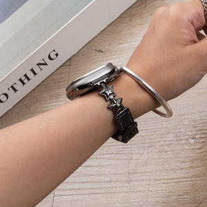 Correa de Reloj Decorada con Estrellas y Diamantes de 42mm 46mm 49mm, Brazalete para <span class=keywords><strong>Apple</strong></span> <span class=keywords><strong>Watch</strong></span> Serie 11, Compatible con Logotipo Personalizado - Product Image 4