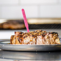 Brochette de nourriture de marqueur de steak de boeuf en plastique jetable de haute qualité pour Steakhouses BBQ Restaurants