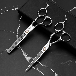 Tijeras de 6,88 pulgadas Diseño de acero inoxidable Tijeras de peluquero de alta calidad Herramienta de peluquería Tijera de corte de pelo - Product Image 6
