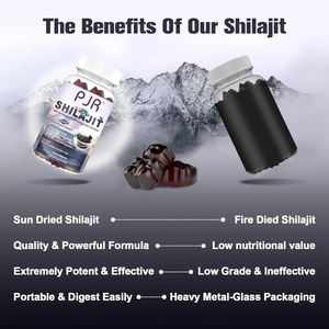 Bonbons de Shilajit sans sucre OEM/ODM pour adultes Supplément de santé Soutien énergétique naturel Stimulation immunitaire 97% Contenu de Shilajit - Product Image 4