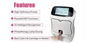 Imprimante professionnelle pour nail art DIY, ventilateur sans balais, lumières LED 380 & 390 nm, machine de manucure numérique 3D pour <span class=keywords><strong>dessin</strong></span> photo - Product Image 3