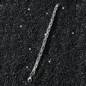 Hot Selling Personalized Simple Stainless Steel Geometric Chain <b>Bracelet</b> Hiphop Punk Fashion Unisex's <b>Bracelet</b> Wholesale Jewelry - Product Image 3