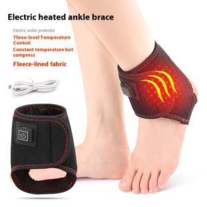 Protectores de pie con calefacción eléctrica USB, Control de temperatura inteligente, cinturones cálidos deportivos para hombres y mujeres, equipo de protección, tobillera - Product Image 1