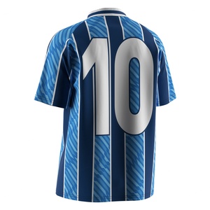 Camiseta de Fútbol Ligera con Bordado, Cuello Polo en V y Tejido Transpirable para Partidos de Club y Juegos de Fin de Semana - Product Image 6