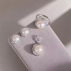 ชุดเครื่องประดับเงินแท้ 9366DIY เงิน S925 พร้อมฐานเปล่า จี้เงินแฟชั่น และฐานต่างหู - Product Image 1