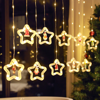 Guirlande lumineuse LED de Noël en gros, motif boule, avec cordon en cuir, pour décorations de fête à domicile - Offre Spéciale