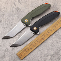 Couteau pliant G10 avec manche en acier D2, couteau multi-outils pour le camping en plein air, la pêche, la poche, les fruits et les usages multiples