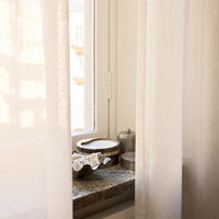 Rideau en Tulle Moderne Personnalisé à Prix d'Usine, Rideau Translucide en Polyester et Lin 1%-40% pour Salon et Chambre à Coucher