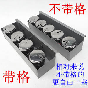 Boîte d'assaisonnement commerciale Butterfly Grilled avec grille en alliage de zinc et de fer, accessoires de barbecue d'extérieur pour la cuisson et la pâtisserie - Product Image 4