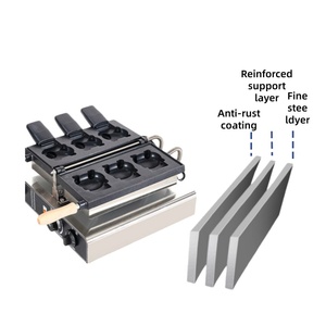 Macchina per Waffle <span class=keywords><strong>Hello</strong></span> <span class=keywords><strong>Kitty</strong></span> in Acciaio Inox Commerciale, Alta Produttività, Macchina per Taiyaki e Gelato, Nuova Condizione - Product Image 3