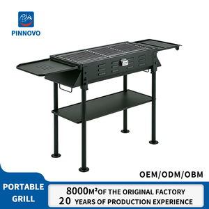 Griglia a Carbone Portatile Pieghevole Pinniu <span class=keywords><strong>con</strong></span> Prese d'Aria Regolabili per Campeggio, Picnic e <span class=keywords><strong>Barbecue</strong></span> all'Aperto - Product Image 1