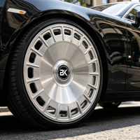 Jantes forgées Bku 23 24 pouces pour Rolls Royce Ghost Phantom Cullinan Wraith Spectre, personnalisées 5x120 8-10.5J, jantes en alliage T6 de luxe