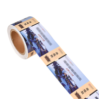 Billets panoramiques en papier thermique-Billets d'entrée vierges pour diverses attractions (personnalisables)