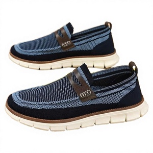Zapatos de Hombre Talla Grande 37-48, Verano, Transpirables, Suela Suave, Casuales, a la Moda, Malla, Sin Cordones, Ligeros, Punta Redonda - Product Image 1