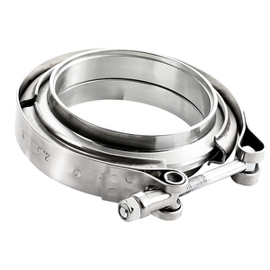 Klem Band Jinwo Klem Turbocharger Tipe <span class=keywords><strong>V</strong></span> untuk Pipa Knalpot Mobil - Product Image 5