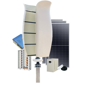 Aerogenerador de Eje Vertical Tipo Tulipán para Techo, de 1kw, 5kw, 10kw, 20kw, Generador de Energía Eólica de 1000w para Uso Doméstico, Energía Gratuita - Product Image 4